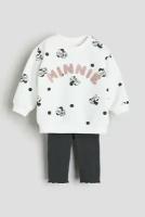 Комплект одежды H&M, размер 86, серый, белый