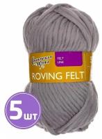 Пряжа Семеновская пряжа Roving felt (7), светло-серый 5 шт. по 50 г