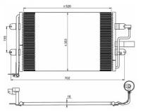 Радиатор кондиционера Nrf 35733 для SEAT Leon, Toledo II; VW Bora, Golf IV