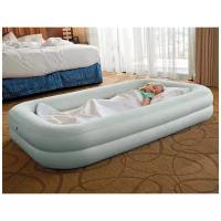 Детская надувная кровать Kidz Travel Bed Set INTEX с насосом, 107х168x25 см