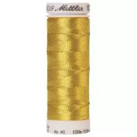 Нить для вышивания металлик METALLIC METTLER, 100 м 0490 Bright Gold