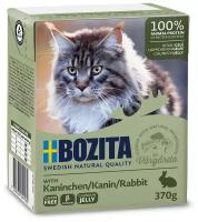 Bozita кусочки в желе для кошек, с кроликом