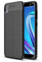 Чехол-накладка Litchi Grain для Asus ZenFone Live (L1) / (L2) ZA550KL (черный)