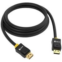 Кабель GCR DisplayPort v1.2 (GCR-DP2DP), 2 м, 1 шт., черный