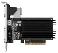 Видеокарта Palit GeForce GT 710 954Mhz PCI-E 2.0 2048Mb 1600Mhz 64 bit DVI HDMI HDCP Low Profile (NEAT7100HD46-2080H) oem