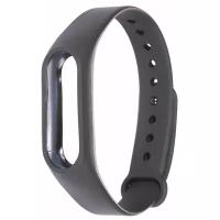 Aксессуар Ремешок DF для Xiaomi Mi Band 2 Silicone Black xiClassicband-03