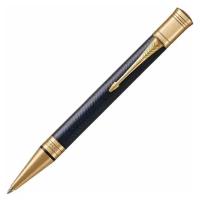 Ручка Parker шариков. Duofold K307 Prestige Blue Chevron GT M черн. черн. подар.кор