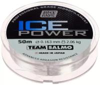 Леска монофильная Team Salmo ICE POWER, диаметр 0.16 мм, тест 2 кг, 50 м