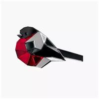 Брошь Снегирь полигональный / Bullfinch polygonal, brooch