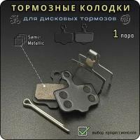 Тормозные колодки TP-02D для дисковых тормозов, Avid/Sram/Kugoo, полуметалл, для велосипеда, самоката, 1 пара