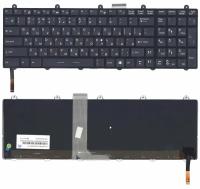 Клавиатура для ноутбука MSI GP70 с подсветкой черная с рамкой