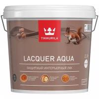 Tikkurila Euro Lacquer Aqua антисептирующий водный лак (бесцветный, полуглянцевый, 2,7 л)