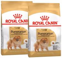 Сухой корм ROYAL CANIN POMERANIAN ADULT для взрослых собак померанский шпиц (0,5 кг + 0,5 кг)