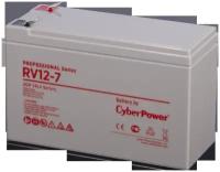 Батарея CyberPower Battery Professional series RV 12-7, voltage 12V, capacity (discharge 20 h) 7.6Ah, capacity (discharge 10 h) 7.5Ah, max