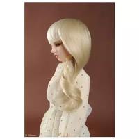 Dollmore 8-9 Suares nares Wig Blond (Парик блонд длинный с крупными локонами и челкой размер 20-23 см для кукол Доллмор / Пуллип)