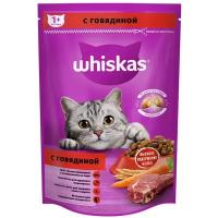 Сухой корм для кошек Whiskas Аппетитный обед, говядина (паштет)