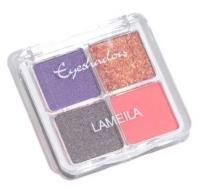 Lameila Палетка Eyeshadow, 4 цвета