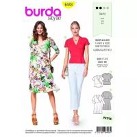 Выкройка Burda 6443 - Футболка, Платье