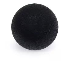 Массажный мяч CLIFF 6 см черный для йоги и МФР, жесткий, тяжелый