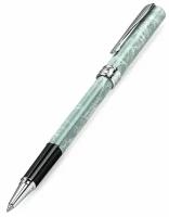 Ручка-роллер AURORA Magellano Light Marbled Blue Barrel and Cap Chrome Plated Tr (AU A78-CA)