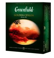 Чай черный Greenfield Golden Ceylon в пакетиках, 100 шт