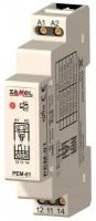 Zamel Контактор модульный 16А 24V AC/DC 1НО+1НЗ на DIN-рейку PEM-01/024