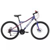 Горный (MTB) велосипед STARK Slash 26.1 D Steel (2022) синий/красный 16" (требует финальной сборки)