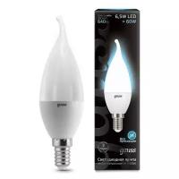 Упаковка светодиодных ламп Gauss Black LED Candle Tailed E14 6.5W 4100K 104101207 x10
