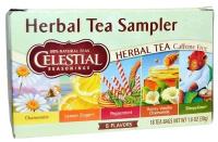 Celestial Seasonings, чай ассорти, без кофеина, 5 вкусов, 18 чайных пакетиков, (30 г)