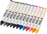MÅLA мола восковой карандаш разные цвета 12шт