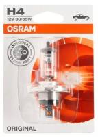 Лампа автомобильная Osram, H4, 12 В, 60/55 Вт, 64193-01B