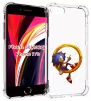 Чехол MyPads Sonic-R для iPhone 7 4.7 / iPhone 8 / iPhone SE 2 (2020) / Apple iPhone SE3 2022 задняя-панель-накладка-бампер