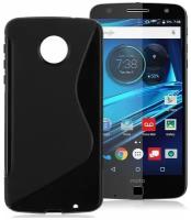 Нескользящий чехол для Motorola Moto Z Force (черный)