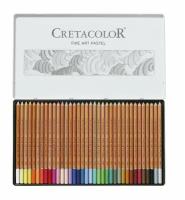 Набор пастельных карандашей Creta Color "FINE ART PASTEL" 36 цветов, круглый корпус d 7,5мм, грифель из натуральной пастели d 3,8