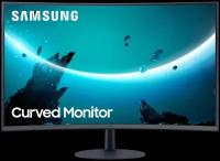 27" Монитор Samsung C27T550FDI, 1920x1080, 75 Гц, *VA, черный