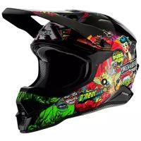 Шлем кроссовый ONEAL 3Series Crank 2.0, красный/зеленый, размер M