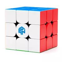 Скоростной магнитный кубик Рубика Gan 354 M v2 3x3x3 Цветной пластик