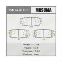 Комплект тормозных колодок Masuma MS-3280