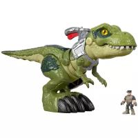 Фигурка Mattel Jurassic World Imaginext Большой динозавр тиранозавр Рекс 35х40 см GBN14