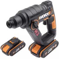 Перфоратор аккумуляторный Worx WX390.1, 450 Вт