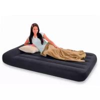 Надувной матрас Intex Pillow Rest Raised Bed Fiber-Tech 64141, темно-синий