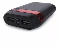 Power bank - внешний аккумулятор CBR 4075 Black, 7500 mAh