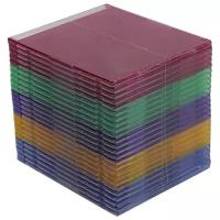 Коробка HAMA на 1CD/DVD H-51166 Slim Box разноцветный (упак.:25шт)