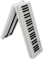 Портативное складное пианино с динамической клавиатурой PianoSolo Pro 3 White