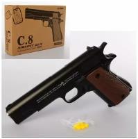 Детский пневматический пистолет Кольт 1911 C8 AIR SOFT GUN