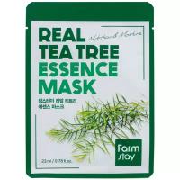 Farmstay Real Tea Tree Essence Mask тканевая маска с экстрактом чайного дерева, 138 г, 23 мл, 5 уп