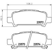 NISSHINBO NP-7003 Колодки SUBARU Impreza, Legacy (1998-2006) задние