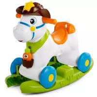 Каталка-качалка Chicco Baby Rodeo (79070), белый/зеленый/оранжевый/голубой