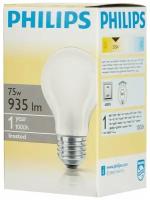 Электрическая лампа Philips стандартная/матовая 75W E27 FR/A55 (10/120), 7 шт