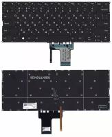 Клавиатура для ноутбука Lenovo IdeaPad 320S-13IKBR, Русская, черная с подсветкой